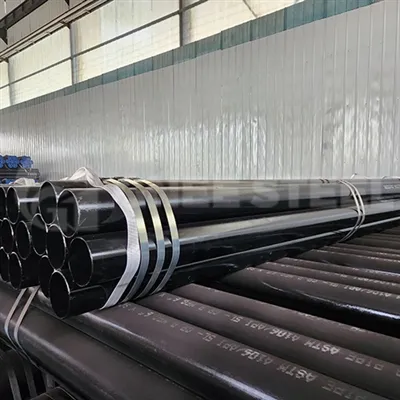 ASTM A106 Kelas B Pipa Epoxy Lined menjadi akhir