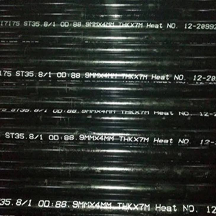 Pipa Baja Karbon Seamless DIN 17175 St35.8